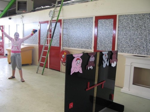 Koppengooien boerderijdieren